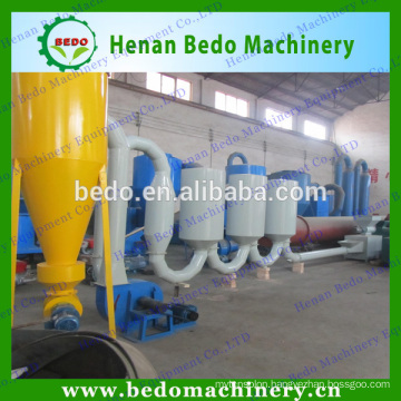2015 Gas Flow Type Pipe Sawdust Dryer Equipped with feeder hopper 008613253417552